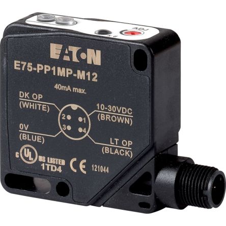 Eaton Background Suppression Photoelectric Sensor, Cuboid Sensor