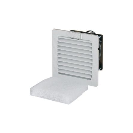 Eaton xE?ect E-FAN Series Filter Fan, 230V ac, 240 V ac, AC, 29 m³/h Filtered, 29 m³/h Unimpeded, IP54, 109 mm, 109 mm x