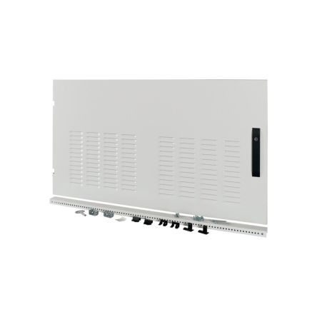 Eaton xEnergy Main Series Lockable Steel Black RAL 7035 Single Door, 640 mm H, 1.192m W, 34 mm D, 34 mm L for Use with