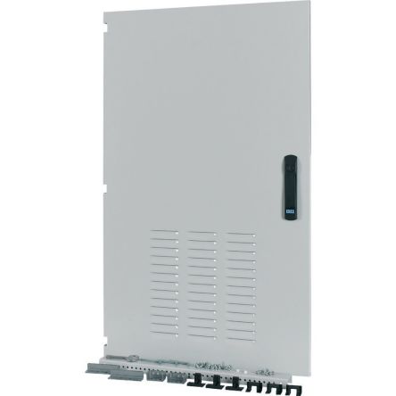 Eaton xEnergy Main Series Lockable Steel Black RAL 7035 Single Door, 965 mm H, 592mm W, 34 mm D, 34 mm L for Use with