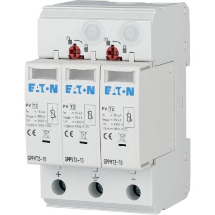 Eaton Surge Protector, 40 kA, 3.7 kV, DIN Rail