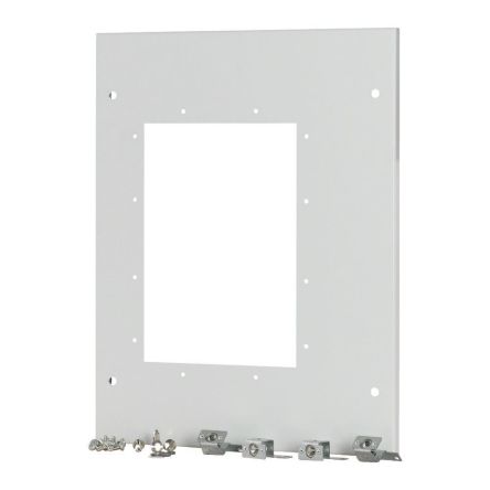 Eaton Steel Powder Coated Front Plate Front Cover, 417mm W, 30 mm L for Use with Enclosure