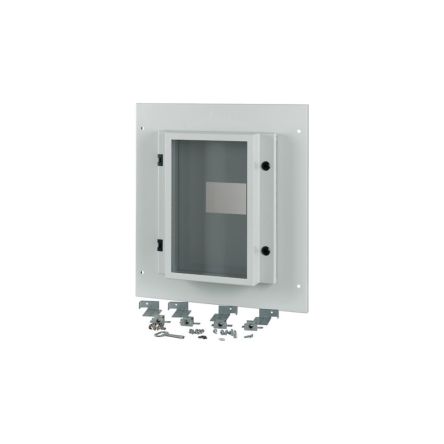 Eaton Grey Front Plate Steel Faceplate & Mount Plate