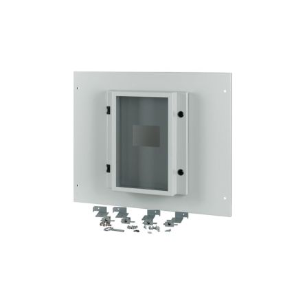 Eaton Grey Front Plate Steel Faceplate & Mount Plate