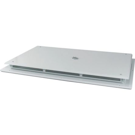 Eaton xEnergy Main Series RAL 7035 Grey Steel Top, 89 mm H, 1.107m W, 682 mm D, 682 mm L, for Use with Bottom planking,