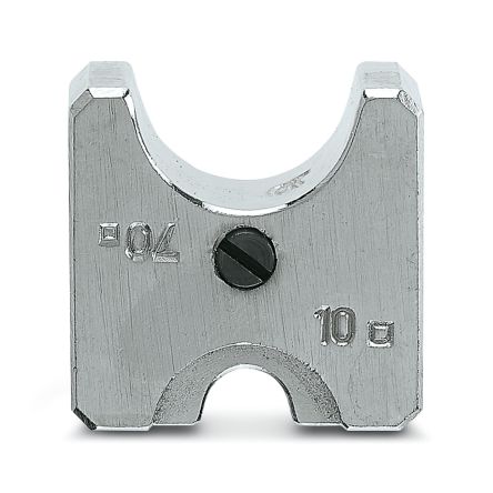 Phoenix Contact, CRIMPFOX-C Crimp Die, Coaxial Type Indent Crimp Black