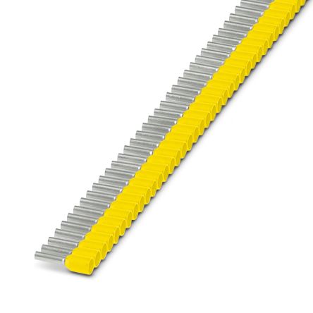 Phoenix Contact, AI Insulated Ferrule, 14 mm Pin Length, 1.5 mm Pin Diameter, Yellow
