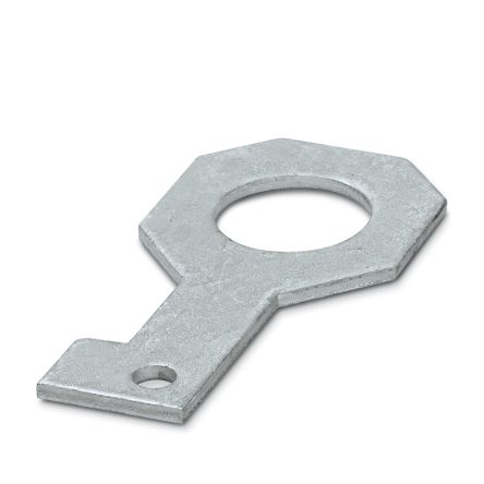 Phoenix Contact Galvanised Steel Cover Plate, 70mm W, 136 mm L for Use with Fixing the FLT-ISG-100-EX