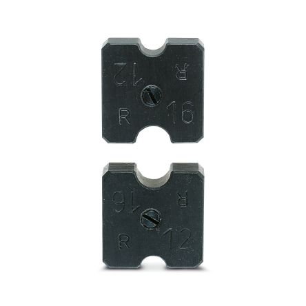 Phoenix Contact, CRIMPFOX-C Crimp Die, Coaxial Type Compression Oval Crimp Black