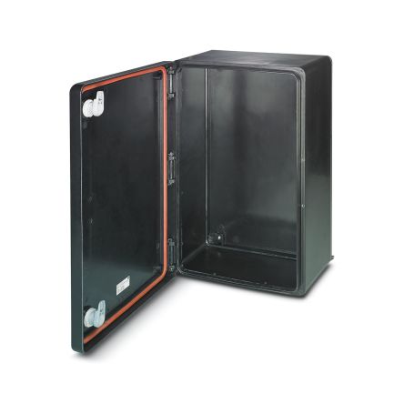 Phoenix Contact C PX A Series Black Fibreglass Reinforced Polyester Junction Box, 171 mm, 305mm 405 mm