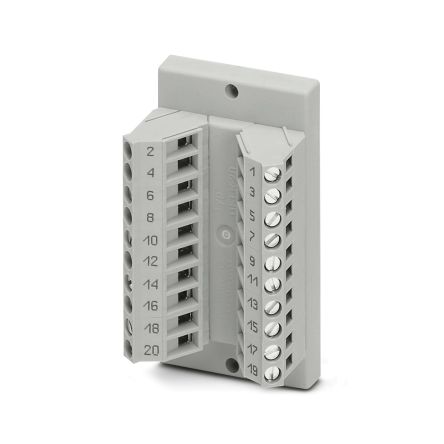 Phoenix Contact VARIOFACE Series 20-Contact Female Interface Module, IDC, FLK Connector, Rear, 20A