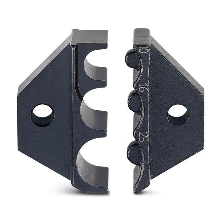 Phoenix Contact, CRIMPFOX-RC Crimp Die, Coaxial Type Replacement Die Black