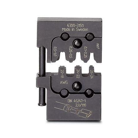 Phoenix Contact, CRIMPFOX-M Crimp Die, Coaxial Type Crimp Tool Black