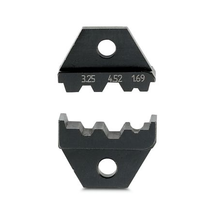 Phoenix Contact, CRIMPFOX-C Crimp Die, Coaxial Type Replacement Die Black