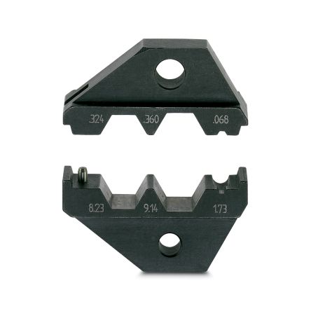 Phoenix Contact, CRIMPFOX-CX Crimp Die, Coaxial Type Replacement Die Black