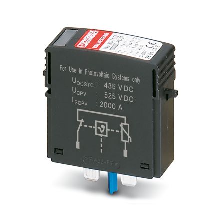 Phoenix Contact, VAL Surge Protection Plug 1170V dc Maximum Voltage Rating 40 A Maximum Surge Current Type 1/2 Surge