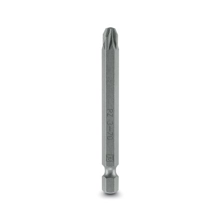 Phoenix Contact Driver Bit, 1/4 in Tip, PZ 3 x 70 mm Tip, Pozidriv Drive, 70 mm Overall 5-Piece