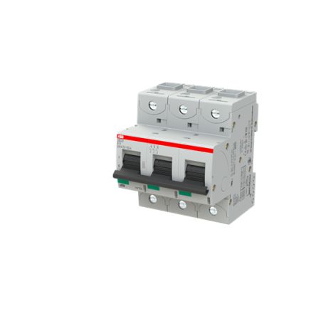 ABB S800S Miniature Circuit Breaker, 3-Pole, 16A, Type B, 240V ac AC, 50 kA Breaking Capacity