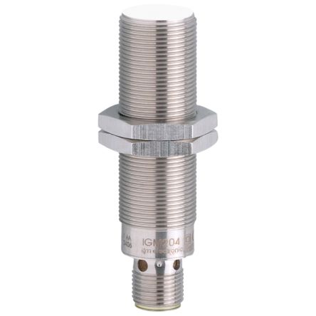 ifm electronic IGM204 Threaded Barrel Inductive Proximity Sensor, M18 PNP IGM 60V dc 8 mm 60 V dc 200mA