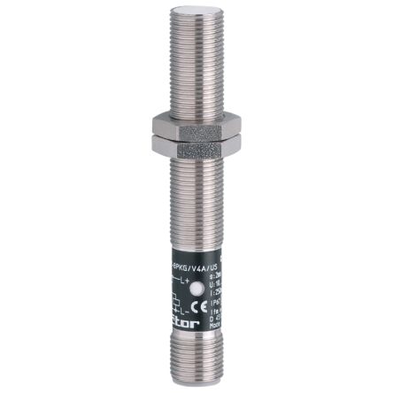 ifm electronic IF5851 Threaded Barrel Inductive Proximity Sensor, M12 x 1 PNP IF5 36V dc 2 mm 36 V dc 250mA