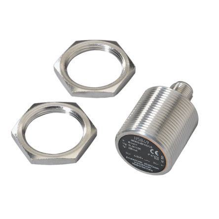 ifm electronic II5837 Threaded Barrel Inductive Proximity Sensor, M30 x 1.5 PNP II 36V dc 15 mm 36 V dc 250mA
