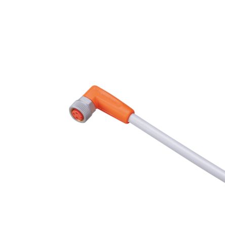 ifm electronic Female 1 way Right Angle to Unterminated Sensor Actuator Cable, 5 m