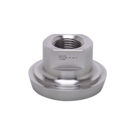ifm electronic, E433 Series Adapter Sensor Accessories 56 mm for Use with Pipe Fitting, DIN 11851, DIN 11866, EAC, EC