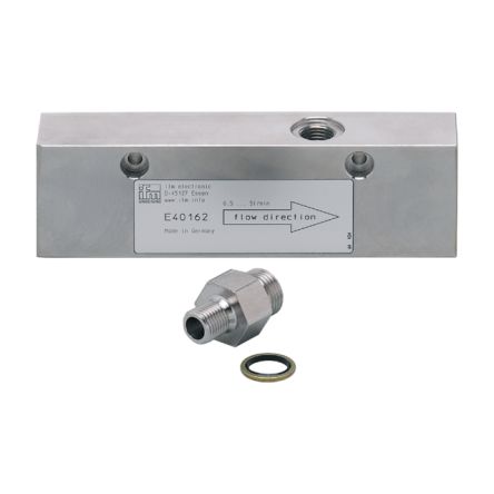 ifm electronic, E401 Series Adapter Process Adapter for Use with Small Volumetric Flow Quantities, EAC, RoHS Standard