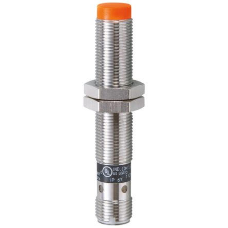 ifm electronic IF6012 Threaded Barrel Inductive Proximity Sensor, M12 x 1 NPN IF6 36V dc 4 mm 36 V dc 200mA