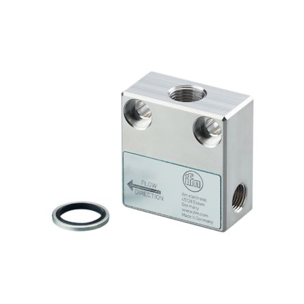 ifm electronic, E404 Series Adapter Sensor Accessories for Use with Small Volumetric Flow Quantities, RoHS, EAC Standard