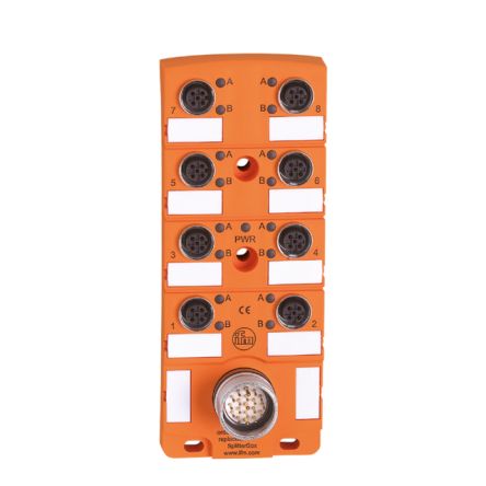 ifm electronic EBC Series Sensor Box, 8 Port