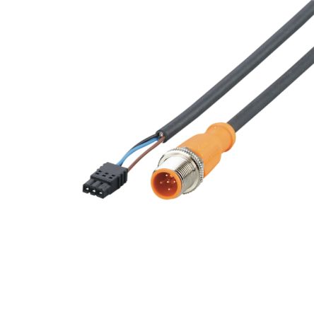 ifm electronic Male 1 way Straight to Unterminated Unterminated Actuator/Sensor Cable, 500 mm