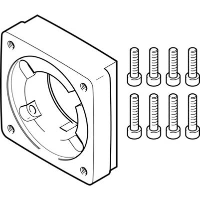 Festo Flange EAMF-A Series Flange for Use with Motor Mounting