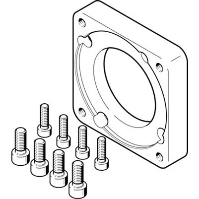 Festo Flange EAMF-A Series Flange for Use with Motor Mounting