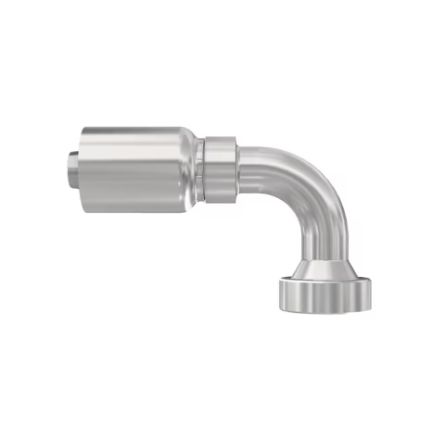 Parker 1XN77-16-12 Hydraulic Fitting, 90 °, Steel, 0.75 in Hose ID