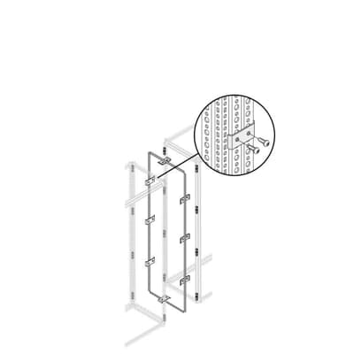 ABB Pickled Steel Sheet Lock for Use with Main Distribution Boards 190 mm x 40 mm x 190mm