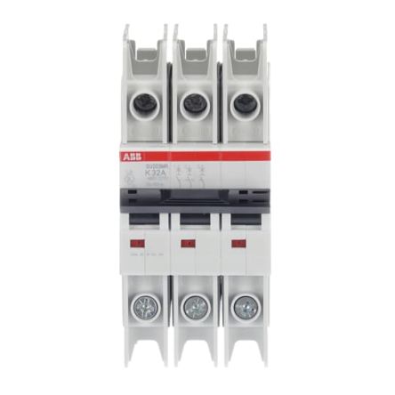 ABB System Pro M Compact SU200 MR Circuit Breaker, 3-Pole, 32A, Type K, 400V ac AC, 15 kA Breaking Capacity