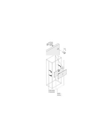 ABB PVCT Series Pickled Steel Sheet Assembly Kit for Use with Main Distribution Boards x 600 mm x 600mm