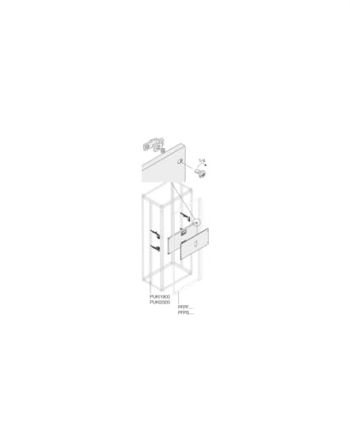 ABB 1STQ Series Pickled Steel Sheet Installation Kit for Use with Modular Boards - System Pro E Power x 450 mm x 600mm