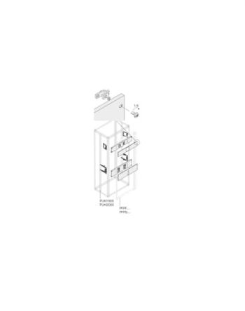 ABB 1STQ Series Pickled Steel Sheet Installation Kit for Use with Modular Boards - System Pro E Power 200 mm x 200 mm x