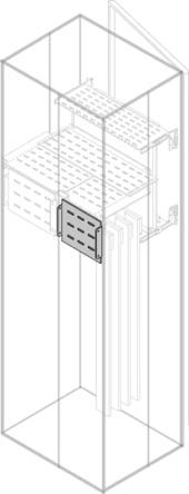 ABB PRVS Series Pickled Steel Sheet Assembly Plate for Use with Modular Boards - System Pro E Power 170 mm x 170 mm x