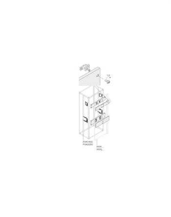 ABB Pickled Steel Sheet Assembly Kit for Use with Main Distribution Boards 250 mm x 400 mm x 400mm