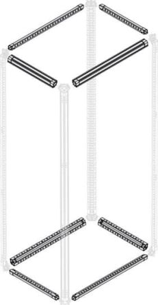 ABB PCFM Series Galvanised Steel Cross Brace, 47.5mm W, 900 mm H, 47.5 mm D, 47.5 mm L For Use With PCFM0900