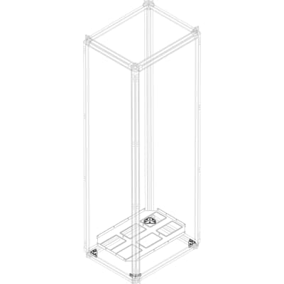 ABB Steel Support Rail for Use with Main Distribution Boards 100 mm x 100 mm x 100mm