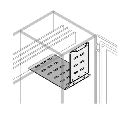 ABB PTHS Series Pickled Steel Sheet Shelf for Use with Modular Boards - System Pro E Power 349.5 mm x 349.5 mm x 419mm