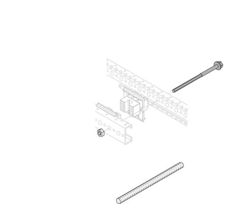 ABB 1STQ Series 304 Stainless Steel Rod Guide for Use with Modular Boards - System Pro E Power 220 mm x 120 mm x 90mm