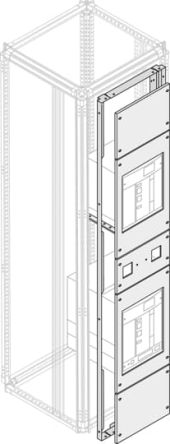 ABB PBRP Series RAL 7035 Light Grey Pickled Steel Sheet Blind, 590 mm H, 390mm W, 15 mm D, 15 mm L, for Use with
