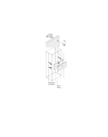 ABB Pickled Steel Sheet Assembly Kit for Use with Main Distribution Boards 300 mm x 400 mm x 400mm
