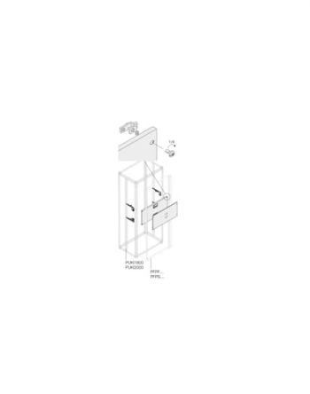 ABB Pickled Steel Sheet Assembly Kit for Use with Main Distribution Boards 300 mm x 600 mm x 600mm