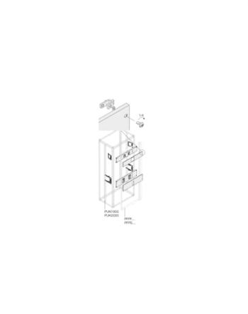 ABB Pickled Steel Sheet Assembly Kit for Use with Main Distribution Boards 250 mm x 800 mm x 800mm